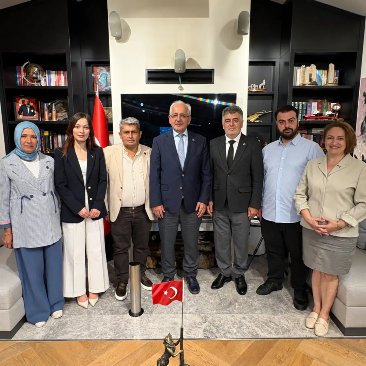 Mustafa Can’a Tebrik Ziyareti